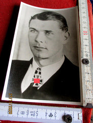 Foto AK Ritterkreuz Träger U-Boote Marine Maße siehe Scan Trojer, Hans Hartwig