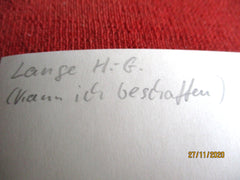 Foto AK Ritterkreuz Träger U-Boote Marine Maße siehe Scan Lange, Hans-Günther