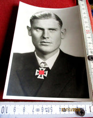 Foto AK Ritterkreuz Träger U-Boote Marine Maße siehe Scan Schepke, Joachim