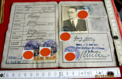 Kennkarte Ausweis 3.Reich aus 1943 mit HK Passport aus einem alten Händlerbestand