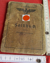 Wehrpass Soldbuch Wehrmacht mit HK ausgefüllt Hannover IR 82 aus einem alten Händlerbestand
