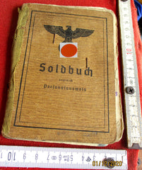 Wehrpass Soldbuch Wehrmacht mit HK ausgefüllt Köln aus einem alten Händlerbestand