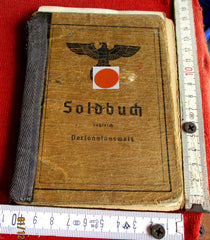 Wehrpass Soldbuch Wehrmacht mit HK ausgefüllt Gefangenschaft Frankreich aus einem alten Händlerbestand