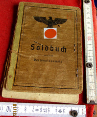 Wehrpass Soldbuch Wehrmacht mit HK ausgefüllt Obergefreiter aus einem alten Händlerbestand