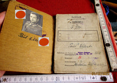 Wehrpass Soldbuch Wehrmacht mit HK ausgefüllt Panzer Merkblatt aus einem alten Händlerbestand