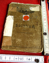 Wehrpass Soldbuch Wehrmacht mit HK ausgefüllt Obergefreiter aus einem alten Händlerbestand