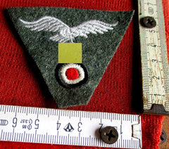 Luftwaffe Schiffchen Uniform Adler mit HK auf Stoff
