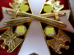 Steckkreuz Deutscher Adlerorden Verdienstkreuz 2. Stufe mit Schwertern mit HK gemarkt