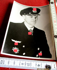 Foto AK Ritterkreuz Träger U-Boote Edgar Jungnickel Marine Maße siehe Scan