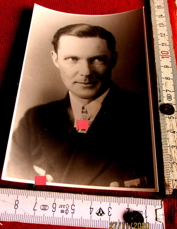 Foto AK Ritterkreuz Träger U-Boote Rollmann, Wilhelm Marine Maße siehe Scan