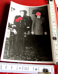 Kretschmer mit Hitler Foto AK Ritterkreuz Träger U-Boote Marine Maße siehe Scan Kretschmer, Otto