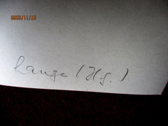 Foto AK Ritterkreuz Träger U-Boote Lange, Hans-Günther Marine Maße siehe Scan