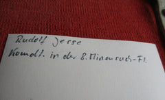 Foto AK Ritterkreuz Träger U-Boote Rudolf Jesse Marine Maße siehe Scan