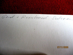 Foto AK Ritterkreuz Träger U-Boote Suhren, Gerd + Reinhard Marine Maße siehe Scan