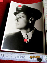 Foto AK unbekannter RT Ritterkreuz Träger U-Boote Marine Maße siehe Scan