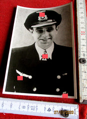 Foto AK Ritterkreuz Träger U-Boote Gerd Suhren Marine Maße siehe Scan