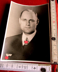 Foto AK Ritterkreuz Träger U-Boote Siegfried von Forstner Marine Maße siehe Scan