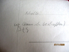 Foto AK Ritterkreuz Träger U-Boote Scholtz, Klaus Marine Maße siehe Scan