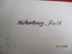 Foto AK Ritterkreuz Träger U-Boote Mützelburg, Rolf Marine Maße siehe Scan