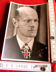 Foto AK Ritterkreuz Träger U-Boote Lüth, Wolfgang Marine Maße siehe Scan