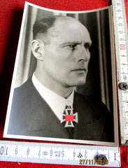 Foto AK Ritterkreuz Träger U-Boote Merten, Karl-Friedrich Marine Maße siehe Scan