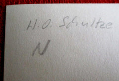 Foto AK Ritterkreuz Träger U-Boote Schultze, Heinz-Otto Marine Maße siehe Scan