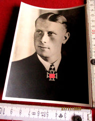 Foto AK Ritterkreuz Träger U-Boote Mengersen, Ernst Marine Maße siehe Scan