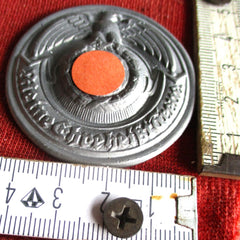 SS SA NSDAP Plakette Devise altes Abzeichen mit HK aus Metall