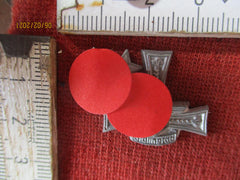 2 badges with swastikas made of metal - collector's reproductions for crafting