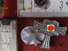 zum basteln 2 Abzeichen mit HK aus Metall