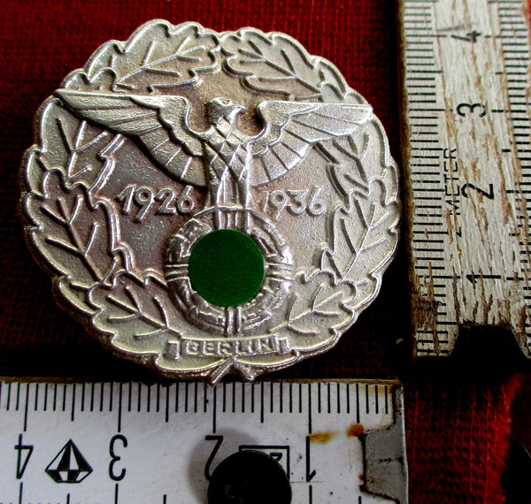 SA Berlin Abzeichen 1926-1936 an Nadel mit HK aus Metall