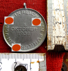 Orden Anschluß Medaille Sudetenland 1. Oktober 1938 Orden, Ein Volk ein Reich ein Führer