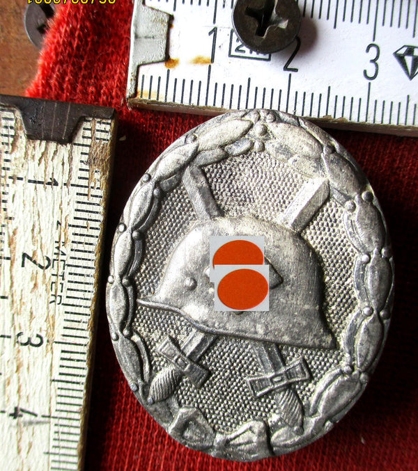 Orden Verwundeten Abzeichen in Silber gemarkt mit HK an Nadel