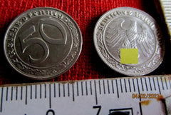 50 Reichspfennig Pfennig mit HK 3.Reich Münze Geld