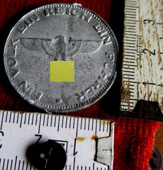 Adolf Hitler Erinnerungs Medaille mit HK aus Metall