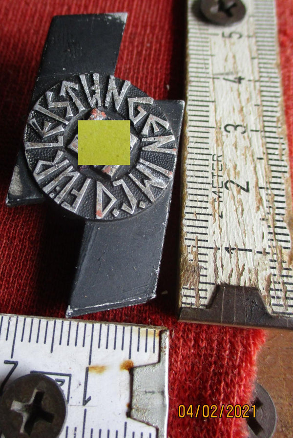 HJ Leistung Jungvolk RZM gemarkt DJ deutsche Jugend mit HK aus Metall