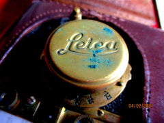 Leica Fotoapparat Kamera mit HK Bildberichter Wehrmacht um 1942 PK Propaganda Kompanie