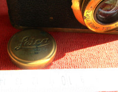 Leica Fotoapparat Kamera mit HK Bildberichter Wehrmacht um 1942 PK Propaganda Kompanie