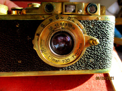 Leica Fotoapparat Kamera mit HK Bildberichter Wehrmacht um 1942 PK Propaganda Kompanie