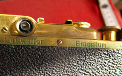 Leica Fotoapparat Kamera mit HK gemarkt Bildberichter um 1942 PK Propaganda Kompanie