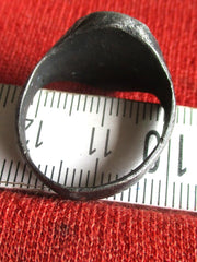 Luftwaffe Jagdflieger Jäger erhabener Ring Durchmesser ca 20 mm aus Metall super Sammlerring für die Vitrine