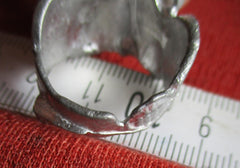 SS Wotanring erhabener Ring Durchmesser ca 20 mm aus Metall super Sammlerring für die Vitrine