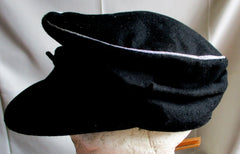 Wehrmacht SS 2. WK Panzer Mütze gemarkt 1943 Größe 58 Gebr. Adler Berlin Offizier silberne Paspellierung