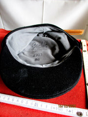 Wehrmacht SS 2. WK Panzer Mütze gemarkt 1943 Größe 58 Gebr. Adler Berlin Offizier silberne Paspellierung