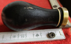 Waffen SS Totenkopf Stempel aus Messing aus Holz + Metall super für die Vitrine