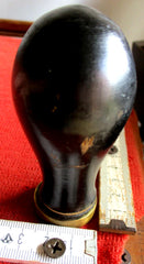 Waffen SS Totenkopf Stempel aus Messing aus Holz + Metall super für die Vitrine