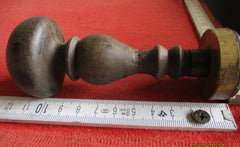 Postamt Guben Poststemprl &nbsp;rund Messing + Holz mit HK