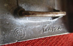 SA Koppelschloss NSDAP Gemarkt RZM M4/24 aus Aluminium