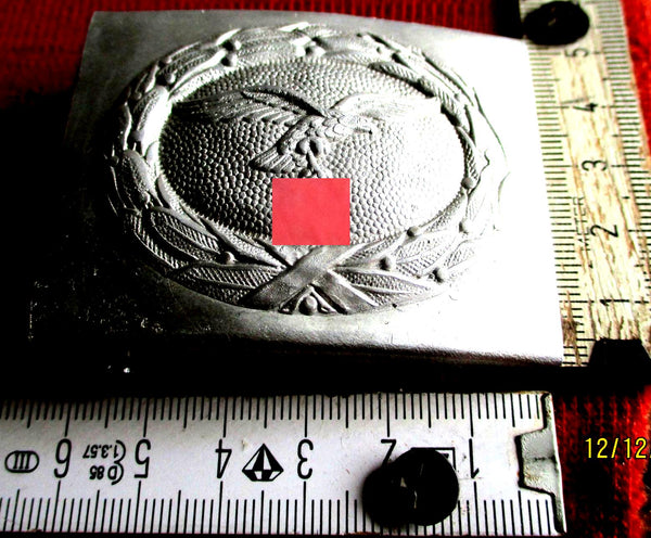 Luftwaffe / Wehrmacht – Koppelschloss aus Aluminium, gemarkt RZM M34/2, 2. Weltkrieg – Original (Art.-Nr. 34.024)