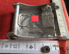 Luftwaffe / Wehrmacht – Koppelschloss aus Aluminium, gemarkt RZM M34/2, 2. Weltkrieg – Original (Art.-Nr. 34.024)